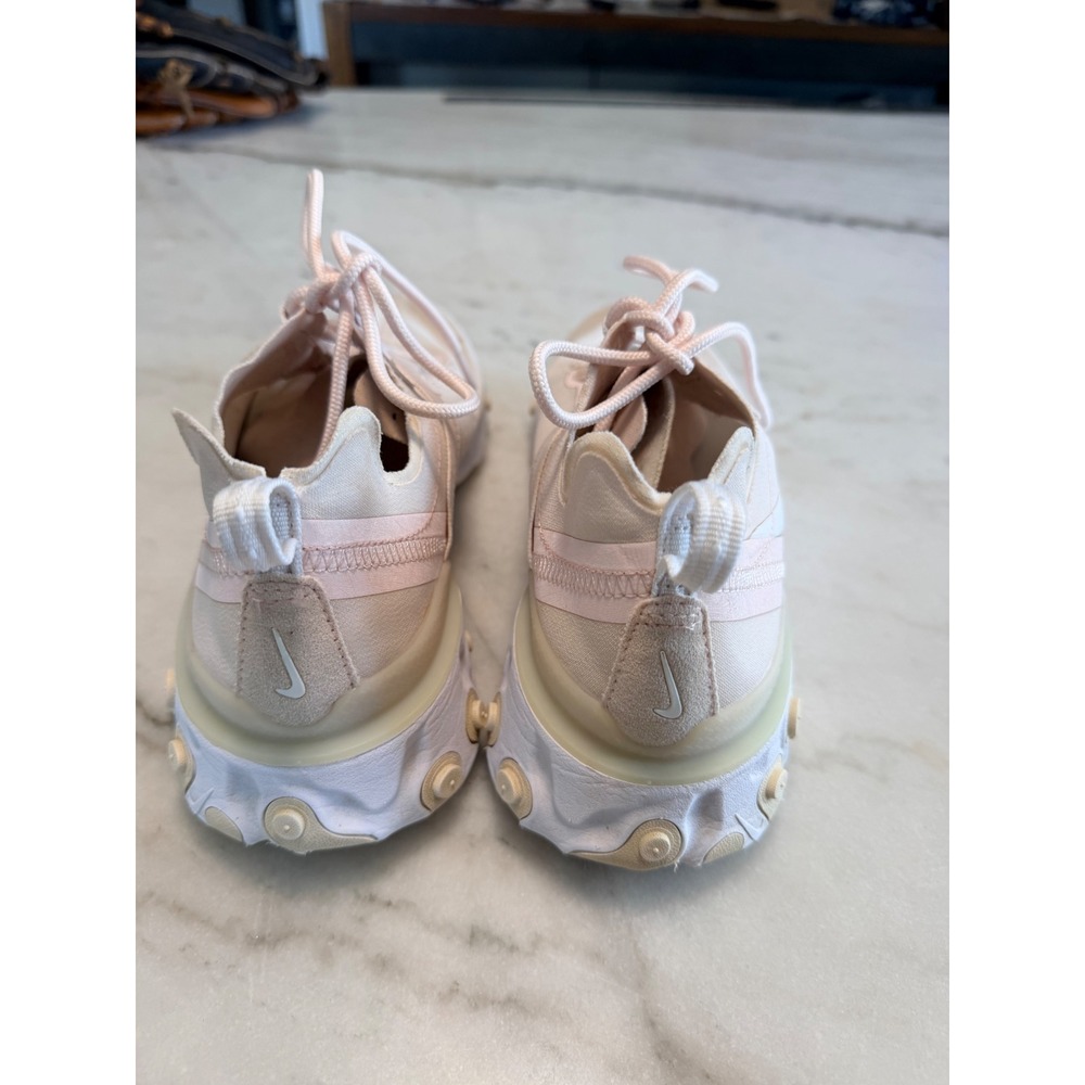 Nike React Element 55 Womens Pale Pink‎ Guava Ice Running Shoes BQ2728-600 - Picture 3 of 11